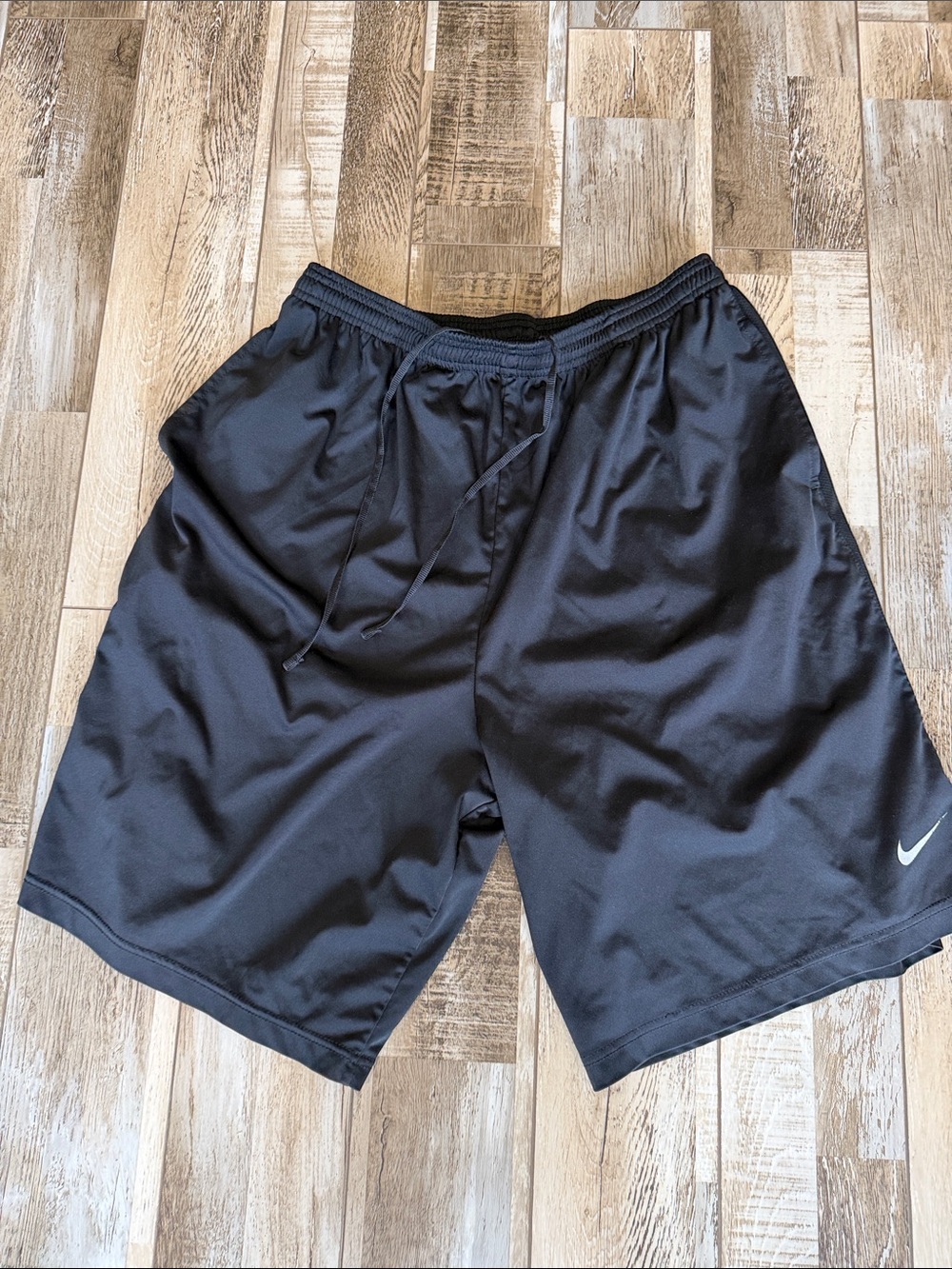 Nike Black Men's Athletic Shorts with Swoosh